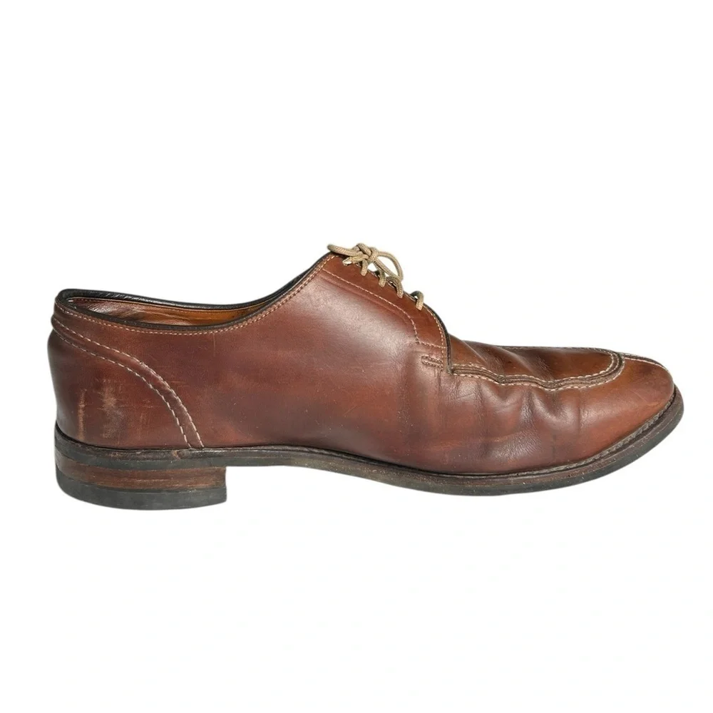 Allen Edmonds Clark Street Leather Slit Toe Lace up Mens Dress Shoe Size 12